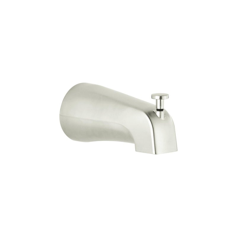 hansgrohe Tub Spout with Diverter Premium 3-inch Modern Tub Spout in brushed nickel, 06501820 - Image 4