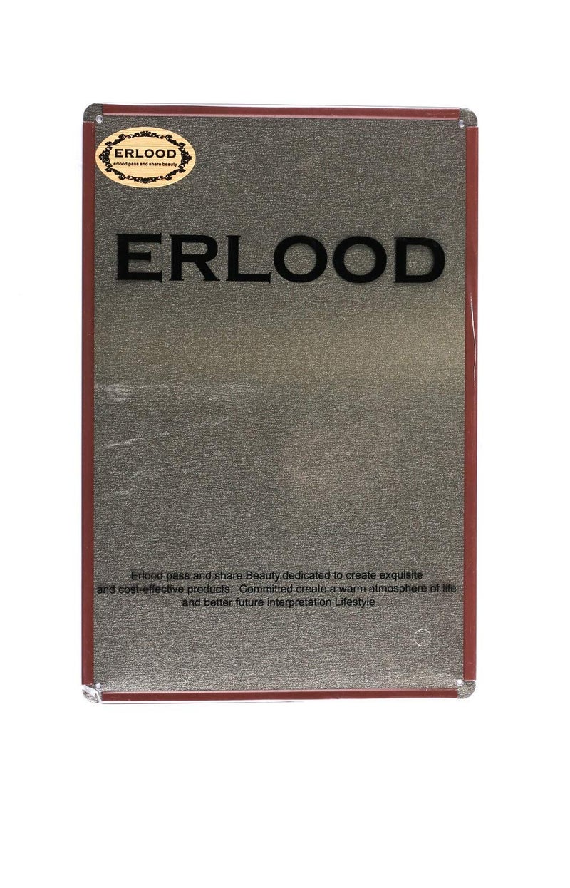 إيرلود erlood حافظ على هدوء وحمل على عتيقة القصر المعدني عتيقة الرجعية 12 × 8 بوصة - Image 2