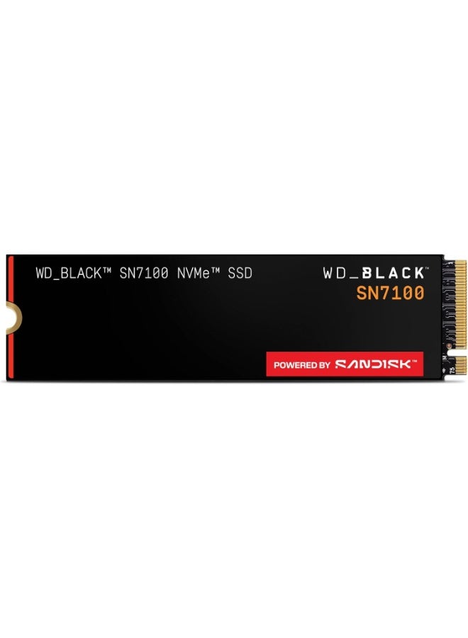 WD_BLACK SN7100 NVMe SSD 1TB (High-Performance Gaming Memory, up to 7,250 MB/s Read Speed, PCIe Gen4, Energy Efficiency) for Desktop, Laptop & Handheld Game Consoles 1 TB