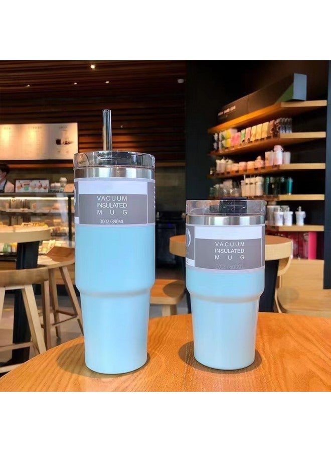 New 20 Car Cup Double 304 Stainless Steel Vacuum Cup Cold-keeping Ice Heater Cup Portable Car Coffee Cup