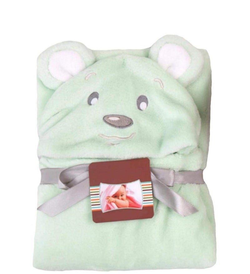 BRANDONN New Born Premium Hooded All Season Wrapper Cum Baby Bath Towel Cum Baby Blanket for Babies Pack of 2 - Image 2