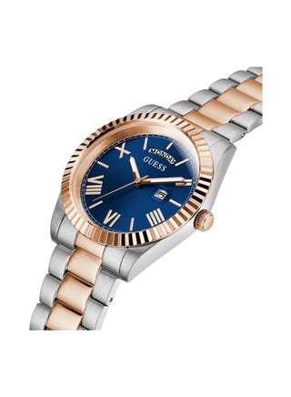 Guess Men’s Quartz Two Tone Stainless Steel Blue Dial 42mm Watch GW0265G12 - view 2