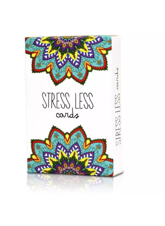 Generic - Stress Less Cards Full English Version Relaxation Deck Party Casual Gifts Tarot Card Playing Cards Emotional Intelligence Development-Color:Namaste Stress Less Elephant Decompression Card - Image 1