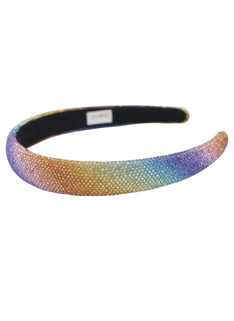 D'Daniela Headband Anna For Women's and  Girls Rainbow