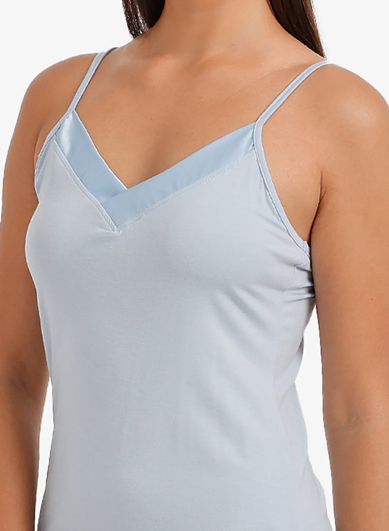 Carina Satin-Neck Nightgown - Image 5
