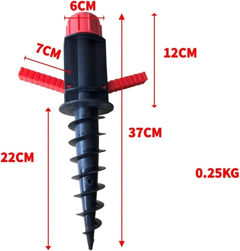Luckam Umbrella Anchor Stand, Beach Umbrella Anchor Stand Holder Plastic Umbrella Sand Grabber Fishing Pole Sand Anchor Outdoor Supplies - Image 5