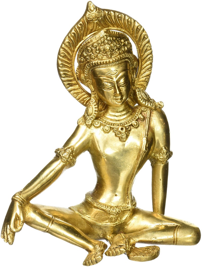 Idol Collections Brass Indra Dev, Height : 7" | Home Decor - Image 4