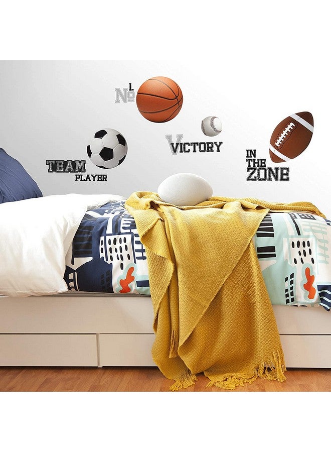 RoomMates Rmk1705Scs All Star Sports Saying Peel And Stick Wall Decals 10 Inch X 18 Inch - Image 5