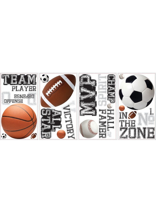 RoomMates Rmk1705Scs All Star Sports Saying Peel And Stick Wall Decals 10 Inch X 18 Inch - Image 3