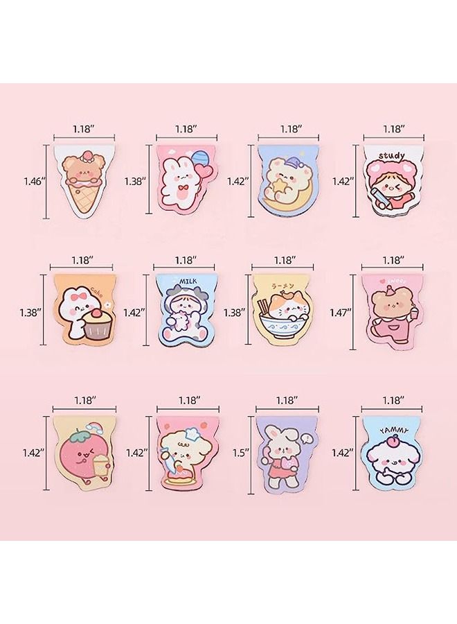 Magnetic Bookmarks,12pcs Bookmarks with Cartoon Patterns,Page Clips Book Markers for Students Teachers Book Lovers Book Club Librarye - Image 5