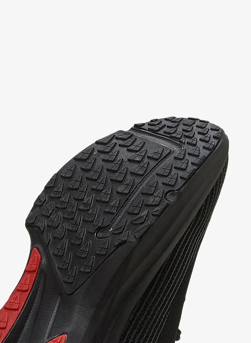 Campus GLITCH Men Glitch Memory Foam Lace-Up Running Shoes-Black for Men | Best Price UAE