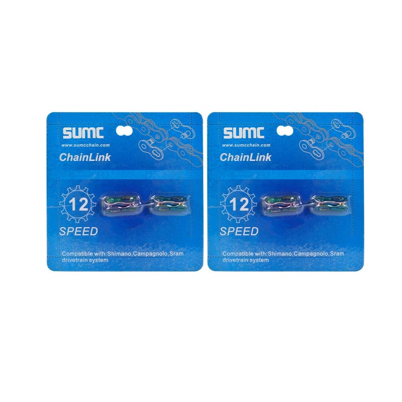 Bibike 6/7/8/9/10/11/12 Speed Quick Link 4 Pairs Reusable Bicycle Chain Missing Link - Image 1