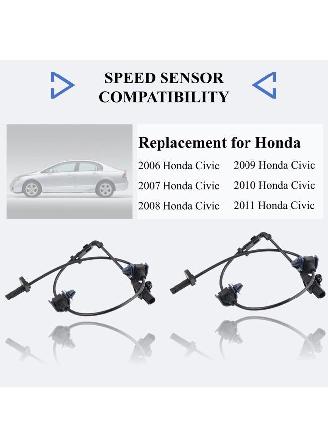 PANNUOSCS ABS Wheel Speed Sensor Front Left/Right Fit for 2006-2011 Honda Civic Replace#57450-SNA-003 57455-SNA-003（2PCS） - Image 5