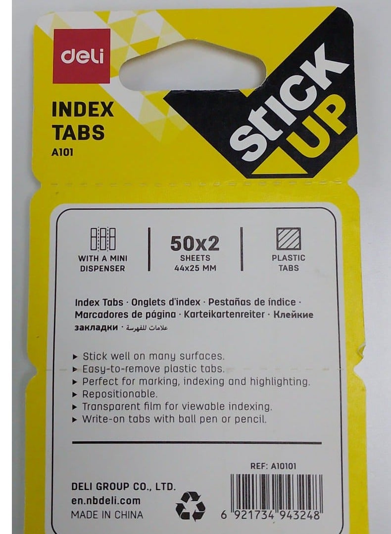 ديلي أعلام لاصقة من Deli Sign Here Index Tab - أعلام Sign Here، 50 ورقة × 2 - Image 2