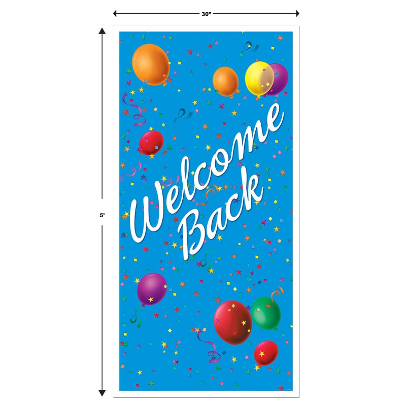 Beistle Welcome Back Door Cover - Image 2