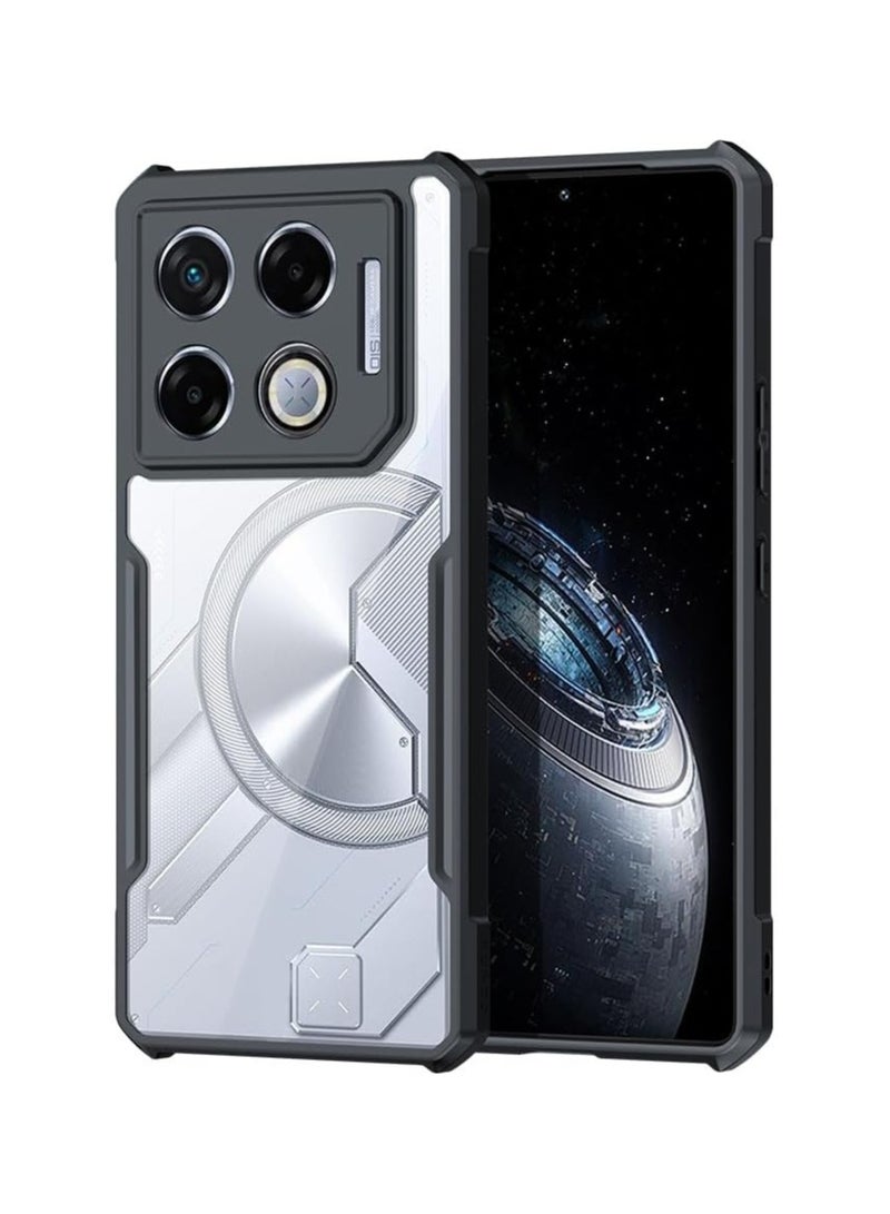 Clear Case Compatible with Infinix GT 20 Pro,TPU+PC Transparent Phone Case, Four Corners Thickened Airbag, Yellow-proof, Shock-proof and Drop-proof Phone Case for GT 20 Pro