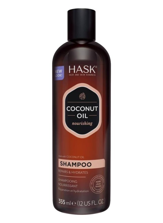 هاسك شامبو مغذي بزيت جوز الهند 12 أونصة سائلة