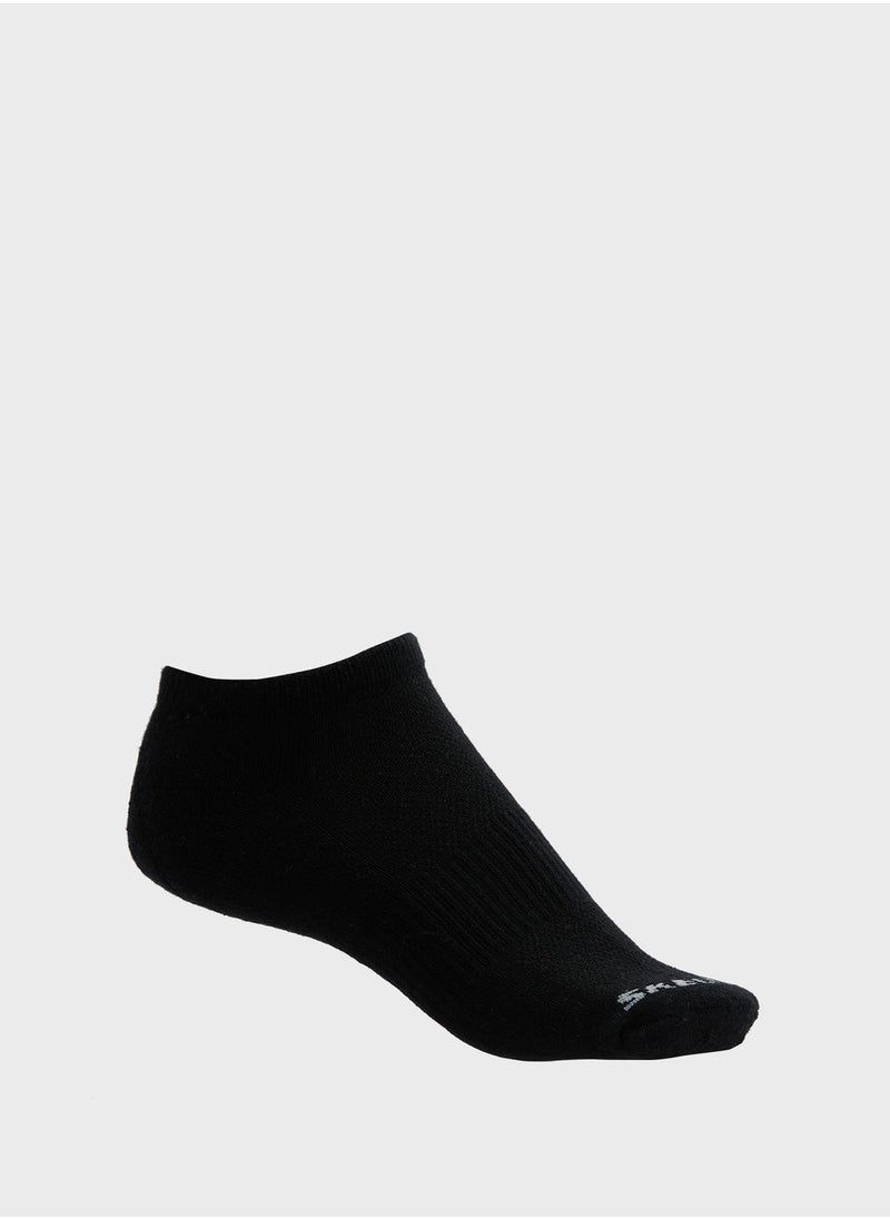 SKECHERS 3 Pack Terry No Show Socks  - Image 4