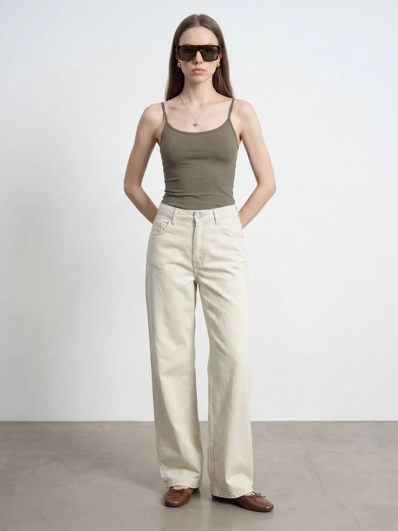 DILVIN High-Waist Wide-Leg Denim Jeans - Image 1