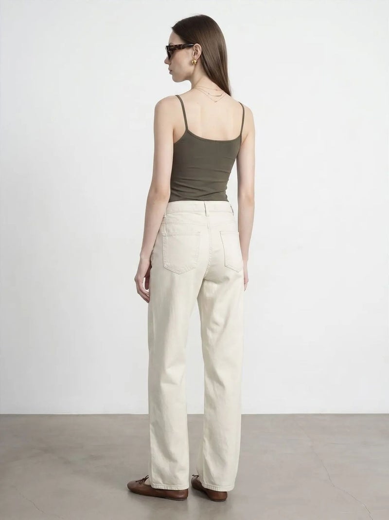 DILVIN High-Waist Wide-Leg Denim Jeans - Image 2