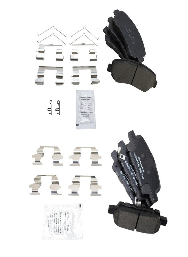 TRQ Brake Pads Ceramic Compatible with 2014-2017 Nissan Juke 2009-2017 Maxima - Image 3