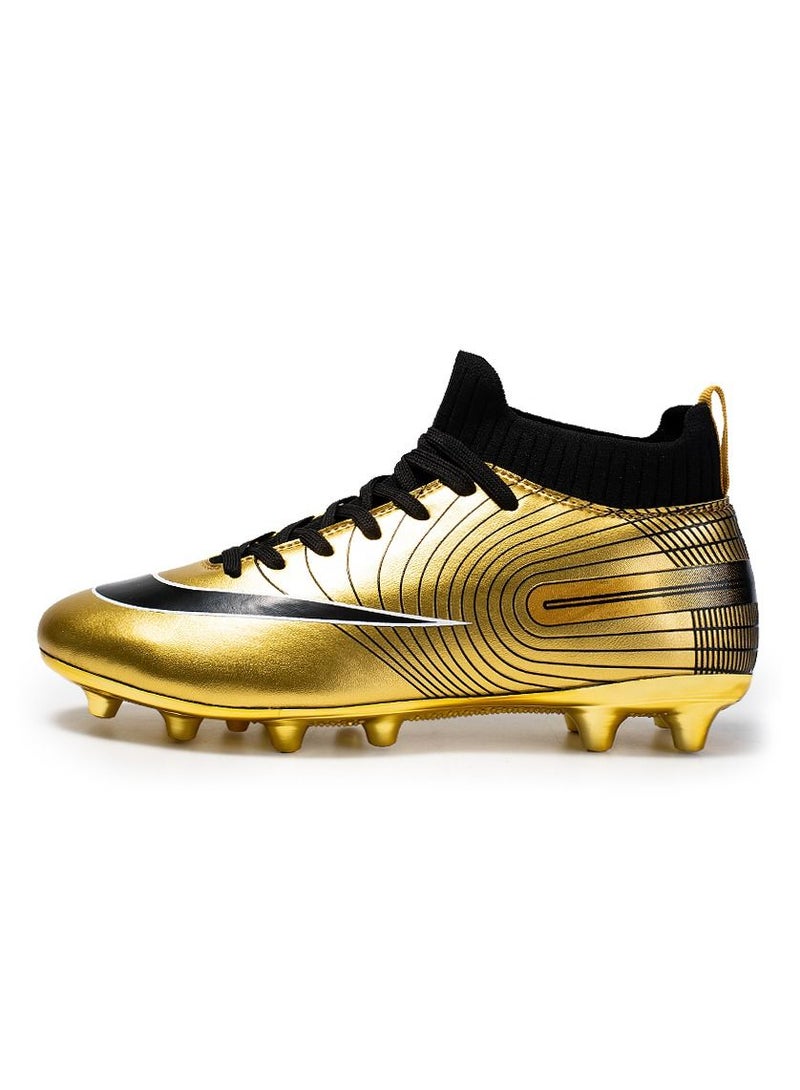 Loquat High-Top Male Football Shoes Gold  - Image 1