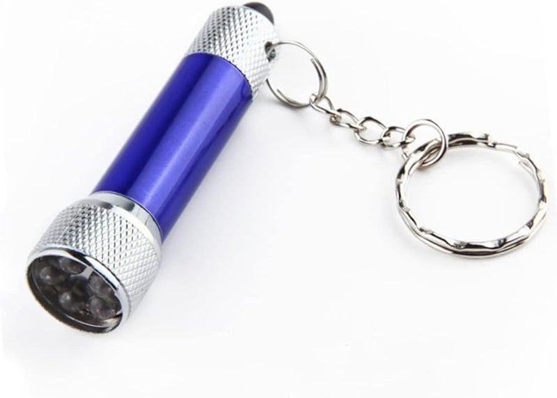 ميني 5 مصباح LED سلسلة مفاتيح فائقة السطوع مصباح يدوي محمول للمشي لمسافات طويلة في الهواء الطوارئ حجم الجيب لون عشوائي - Image 4