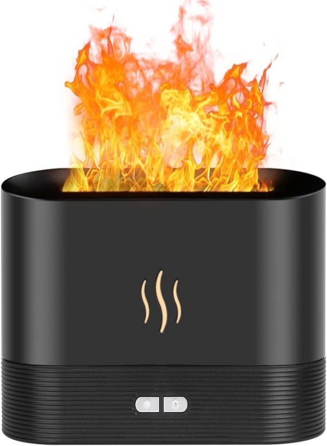 AKDC Komake Flame Diffuser Humidifier, Ultra-Silent Cool Mist Air Fire Diffuser, 2 Brightness Night Light And Auto-Off, Essential Oil Aromatherapy Flame Humidifier Aroma Diffuser For Home, Office Or Yoga - Image 4