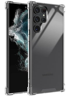 Samsung Galaxy S23 Ultra 5G Cover Case soft TPU Transparent Back Protective Case shock Absorbent Reinforced Bumper Corners for S23 Ultra Clear 5G