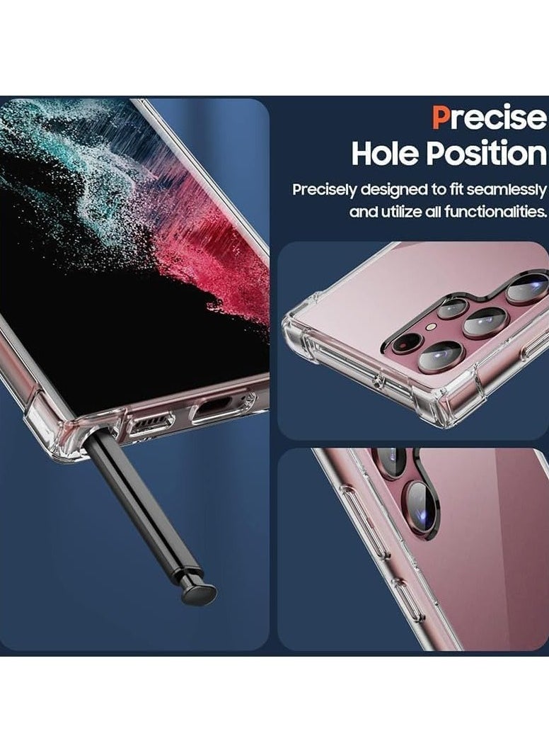 Generic - Samsung Galaxy S23 Ultra 5G Cover Case soft TPU Transparent Back Protective Case shock Absorbent Reinforced Bumper Corners for S23 Ultra Clear 5G - Image 1