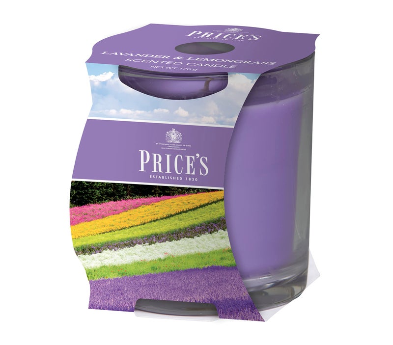 Prices  Lavender  Lemongrass Jar Candle  Fresh Sweet Gorgeous Fragrance  Long Lasting Scent  Up to 45 Hour Burn Time