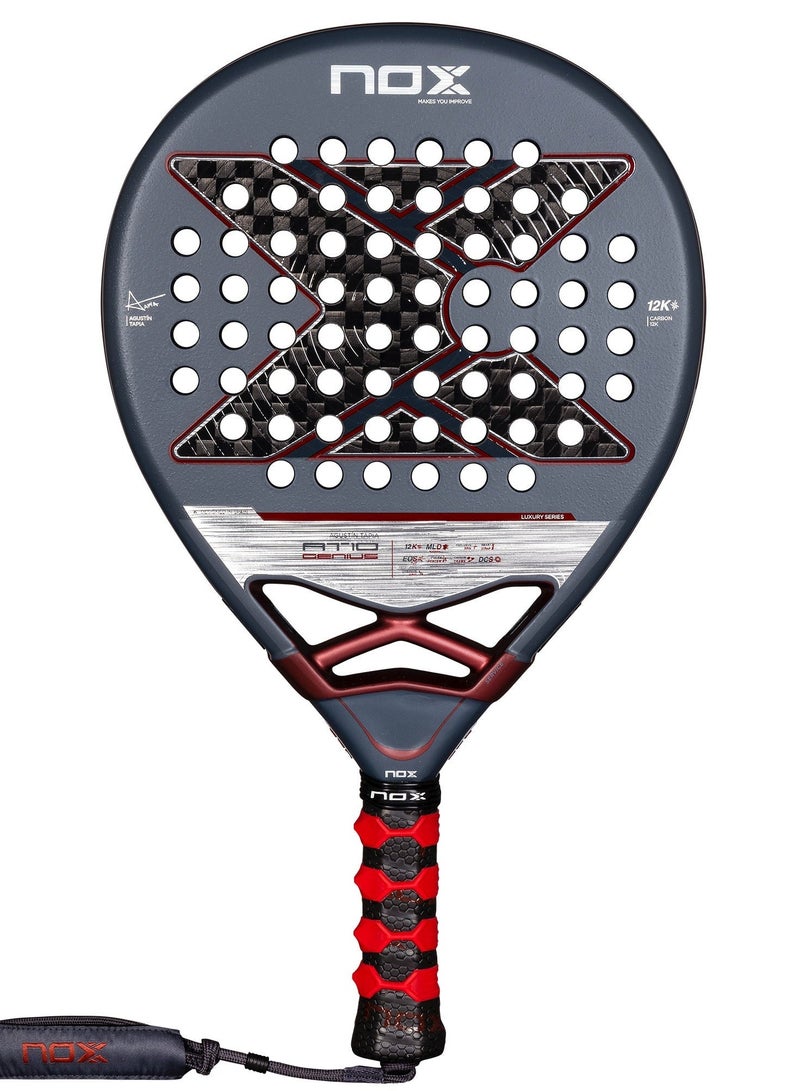 نوكس مضرب البادل نوكس AT10 الفاخر جينيوس 12K 2025 من أغوستين تابيا - Image 1