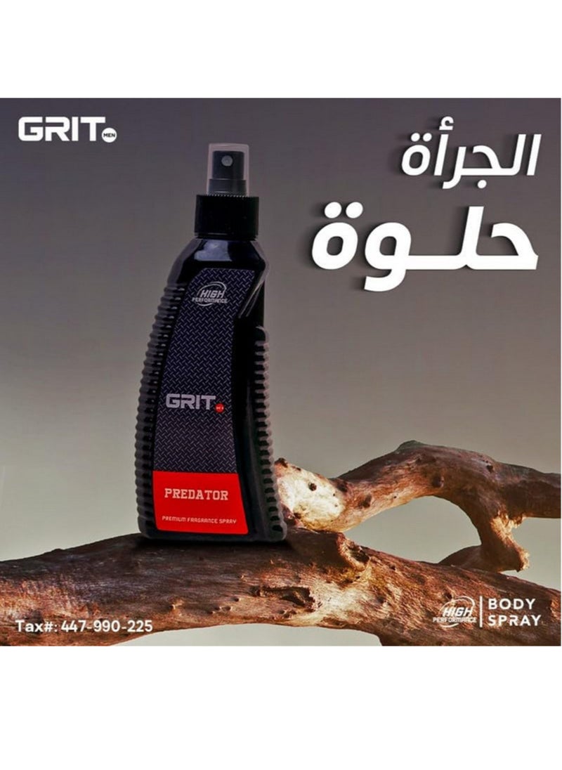 GRIT Predator Body Spray For Men 200ml - pzsku/ZCEBCA5678B75A20AEA78Z/45/_/1738510644/43b2cb90-2466-4096-99f6-ecc82150a3aa