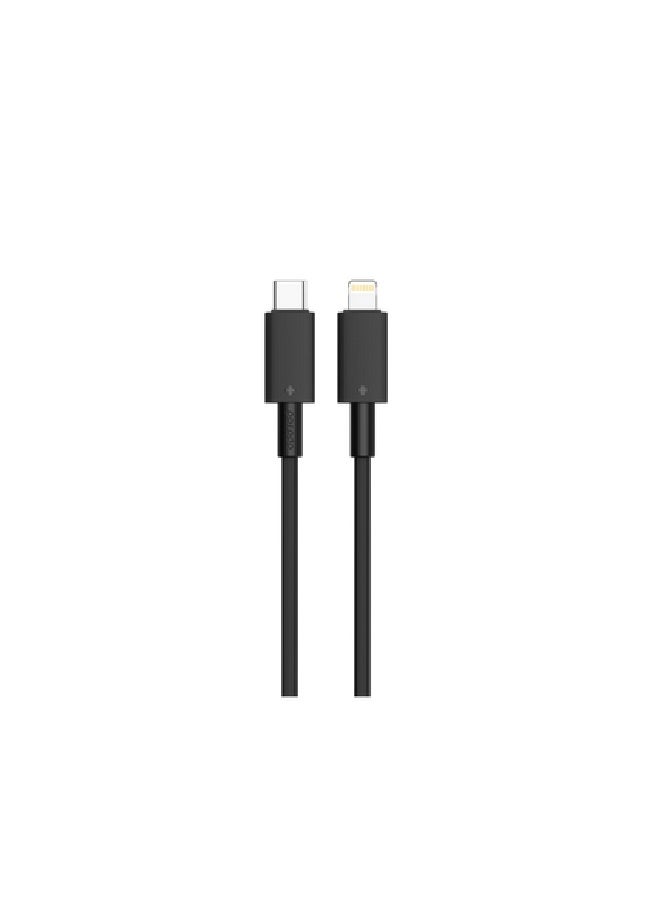 porodo Dual Port Wall Charger UK with USB-C to Lightning cable  - Image 3
