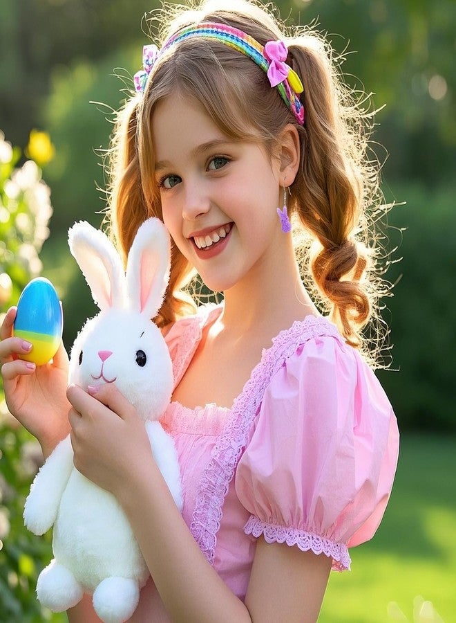 Lookray Easter Earrings for Women Colorful Easter Bunny Dangle Earrings Cute Glitter Acrylic Spring Rabbit Earrings Festive Outfit Jewelry Accessories Style2 - Image 5