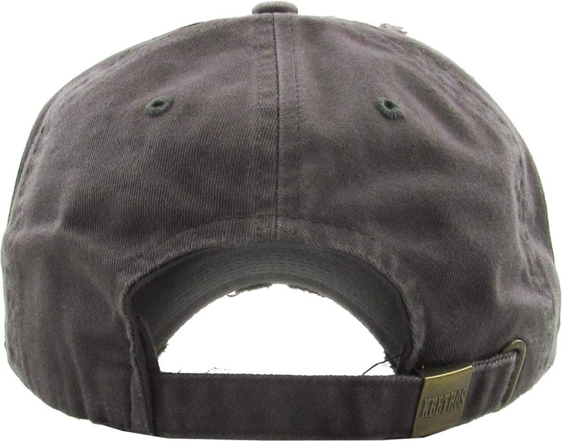 KBETHOS KBVT-209 DGY Tactical Operator with USA Flag Patch US Army Military Baseball Cap Adjustable - Image 3