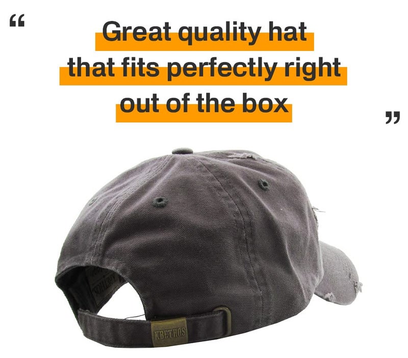 KBETHOS KBVT-209 DGY Tactical Operator with USA Flag Patch US Army Military Baseball Cap Adjustable - Image 5