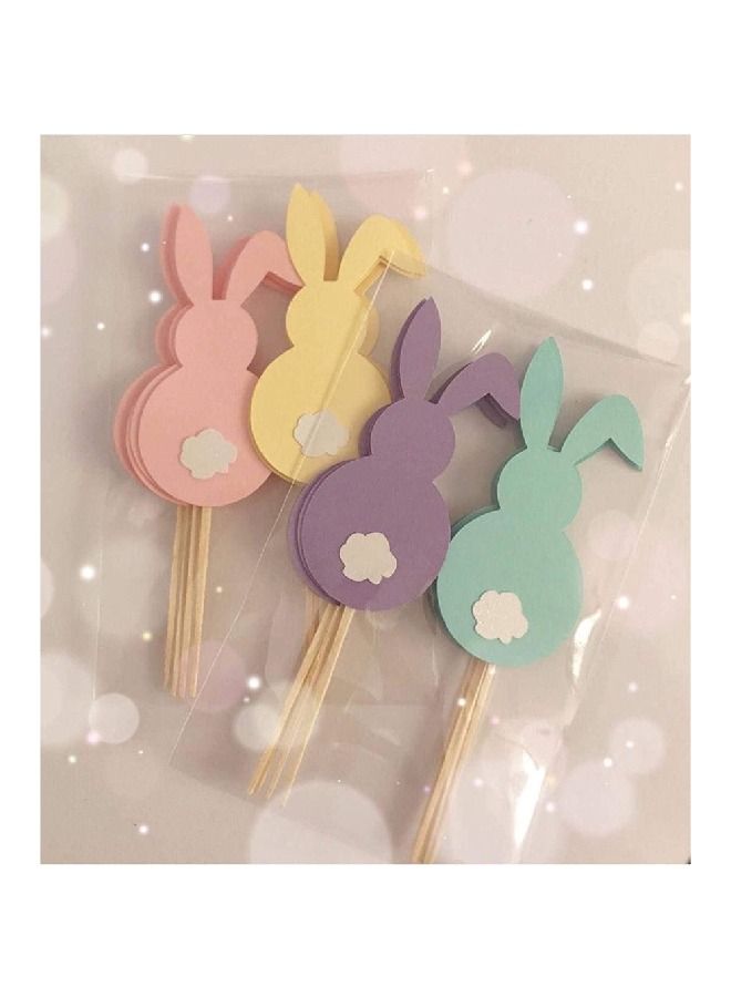ThePartyPopper Bunnies Cupcake Toppers  - Image 2