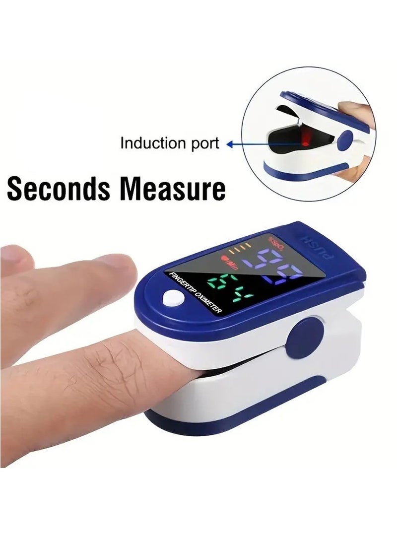 BEIRUI Fingertip Pulse Oximeter, Portable LED Screen Heart Rate Monitor, Finger Pulse Oximeter, Digital Fingertip Pulse Oximeter, Finger Pulse Oximeter With LED Display, Fingertip Pulse Oximeter, Accurate & Fast-Reading Oxygen Monitor For Adults & Children. - Image 1