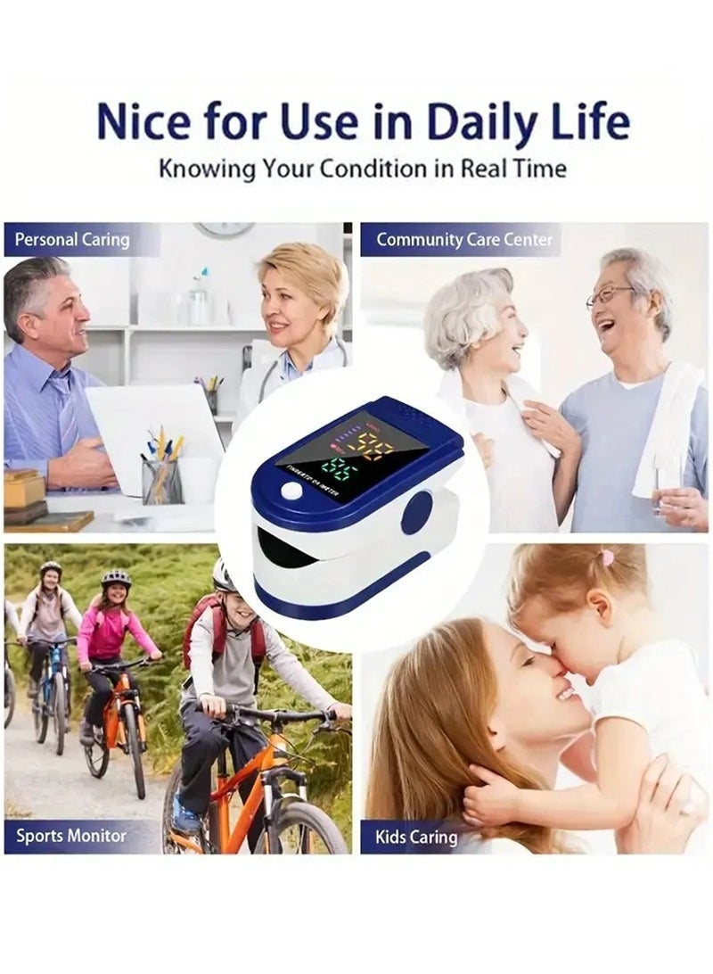 BEIRUI Fingertip Pulse Oximeter, Portable LED Screen Heart Rate Monitor, Finger Pulse Oximeter, Digital Fingertip Pulse Oximeter, Finger Pulse Oximeter With LED Display, Fingertip Pulse Oximeter, Accurate & Fast-Reading Oxygen Monitor For Adults & Children. - Image 5