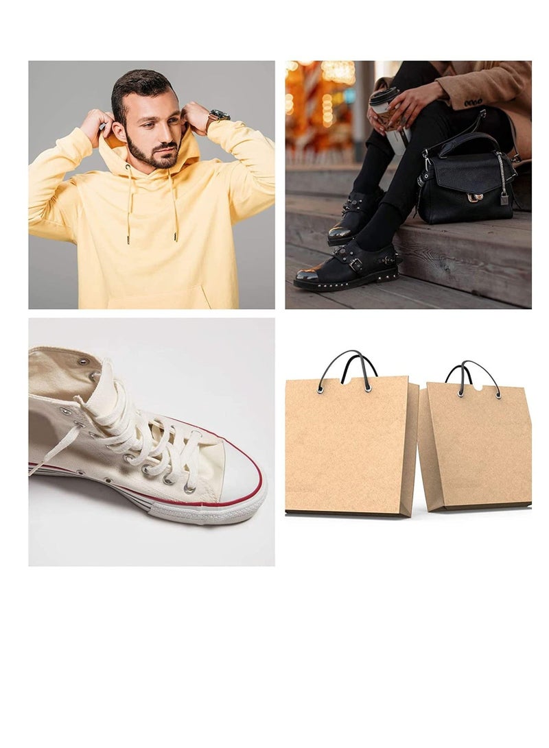 1/4 Inch Grommet Kit 200 Sets Grommets Eyelets with 3 Pieces Install Tool Storage Box for Clothes, Jackets, Jeans Wears, Bracelets, Bags, Belts Repair Decoration (4 Colors) - Image 5