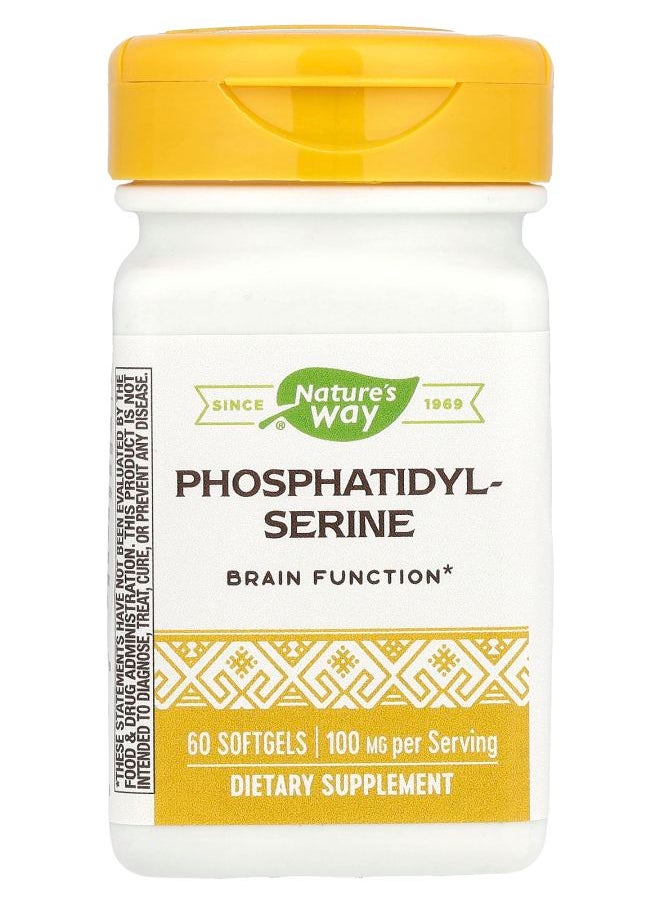 Nature's Phosphatidylserine 100 mg 60 Softgels 