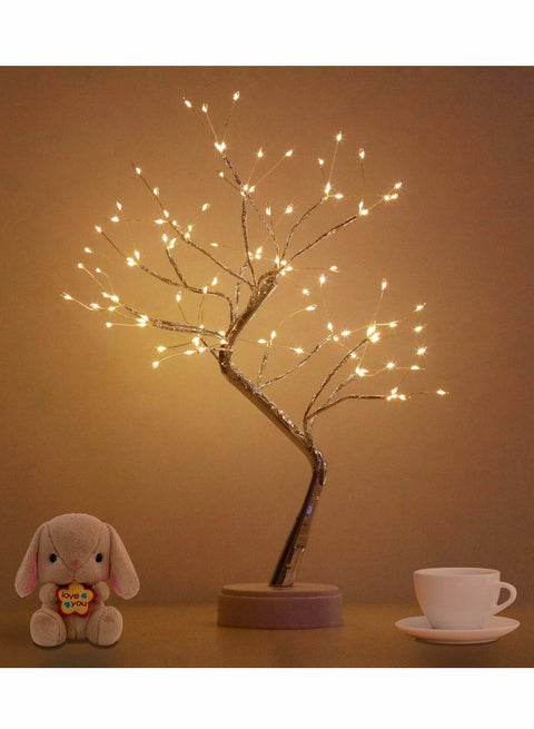 Bonsai Tree Light Decorative Lights, Simulated Tree Shape Night Light Aesthetic Lights Suitable for Room Living Room Home Decor, Festive Wedding Decorative Lights, Gifts (Warm White, 108 LED)