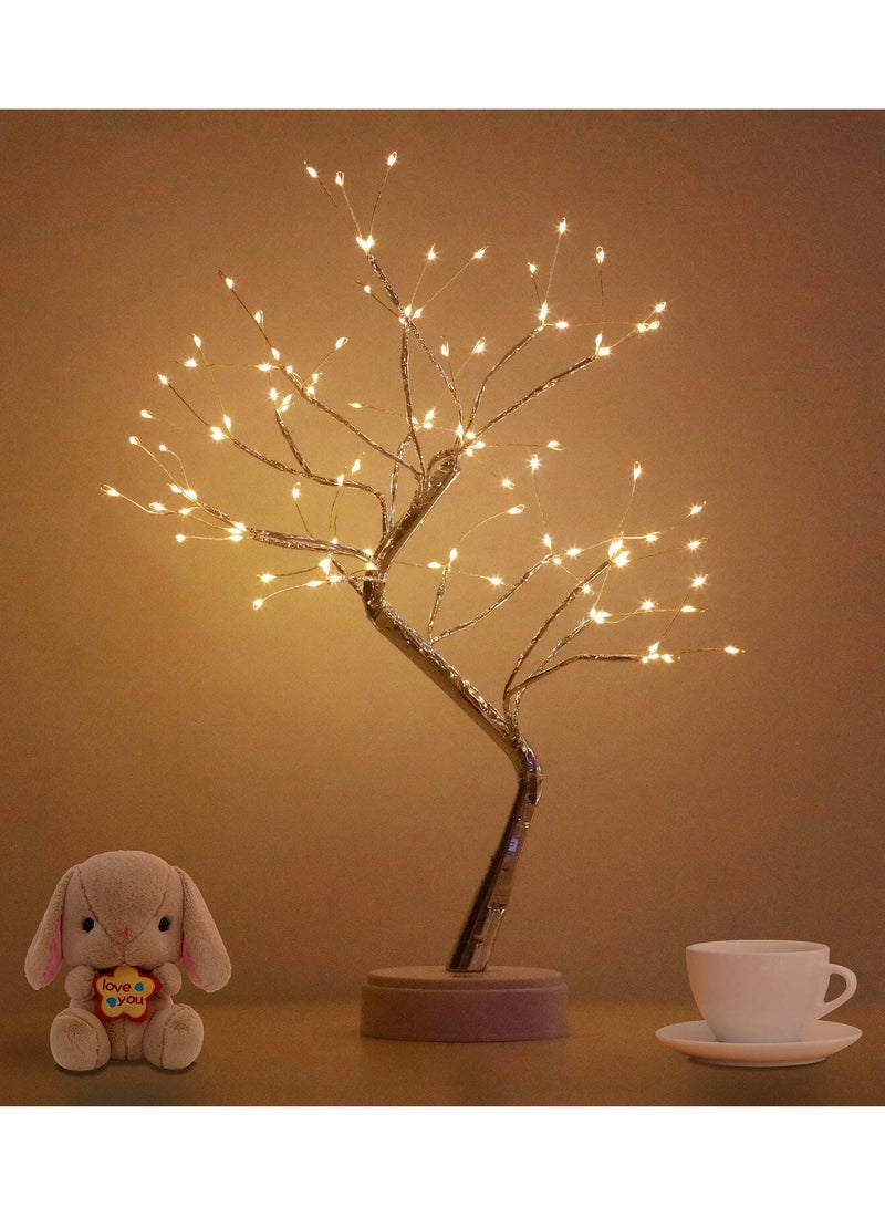 SOLARAE Bonsai Tree Light Decorative Lights, Simulated Tree Shape Night Light Aesthetic Lights Suitable for Room Living Room Home Decor, Festive Wedding Decorative Lights, Gifts (Warm White, 108 LED) - Image 1
