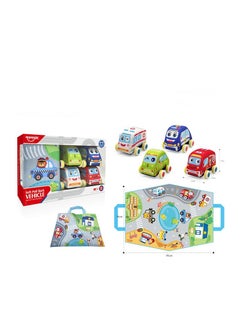 HUANGER Baby toy 5-piece set seat cushion and car（Halal-Certified Safe Design） 