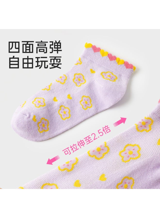ASK JUNIOR Children's Girls Socks Autumn Soft Skin-friendly Baby Socks - Image 5