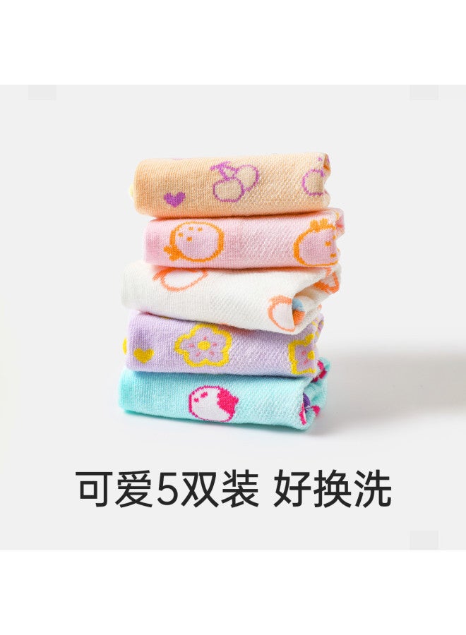 ASK JUNIOR Children's Girls Socks Autumn Soft Skin-friendly Baby Socks - Image 3