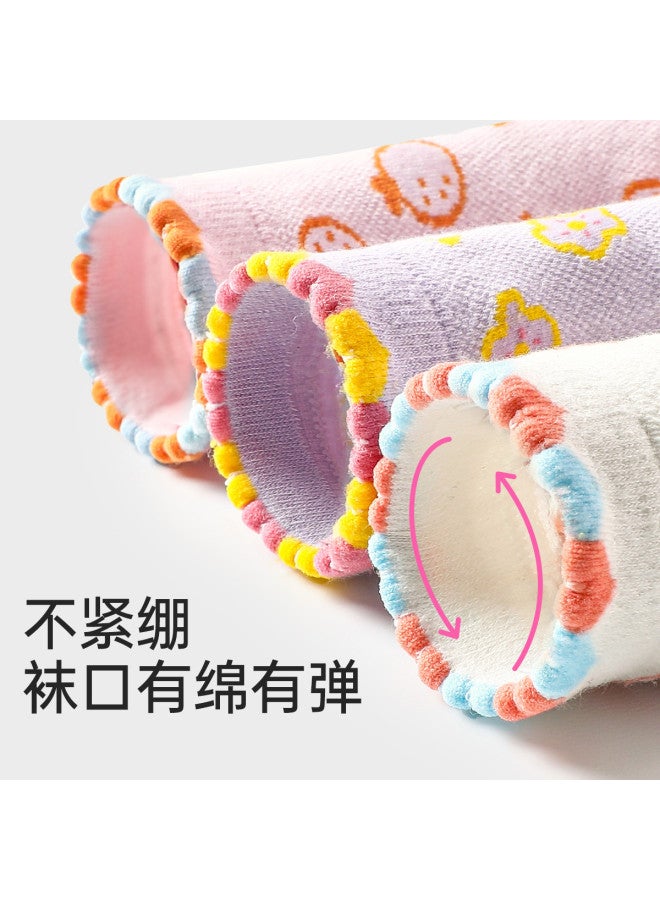 ASK JUNIOR Children's Girls Socks Autumn Soft Skin-friendly Baby Socks - Image 4