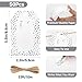 Anwyll Gift Tags with String 50Pcs Silver Foil Name Gift Tags Confetti Polka Dot to from Gift Bag Tag Personalized Hang Paper Label Tag for Baby Shower Birthday Party Wedding Christmas Favors - Image 4
