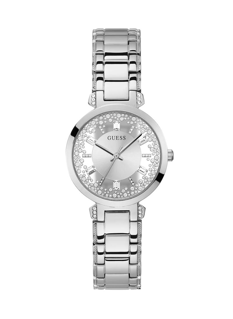 GUESS ساعة نسائية كريستال كلير GW0470L1 - Image 1